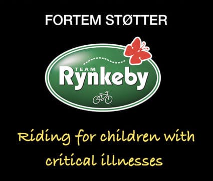 FORTEM er Guldsponsor for Team Rynkeby