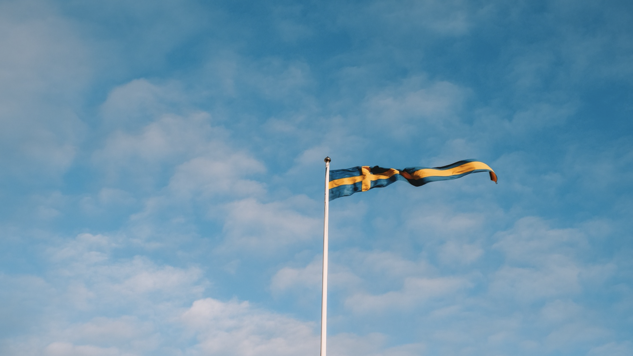 Svensk flag fortem